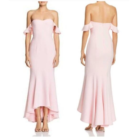 Revolve Likely Sunset Off-the-shoulder Petal Pink Dress Womens New Size 6 - Picture 1 of 16